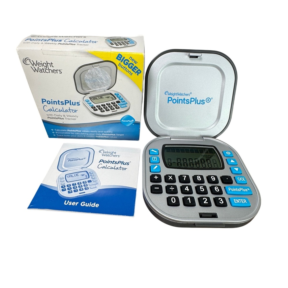 Weight Watchers PointsPlus Calculator with Daily Weekly Tracker NAC 5A Boxed‎